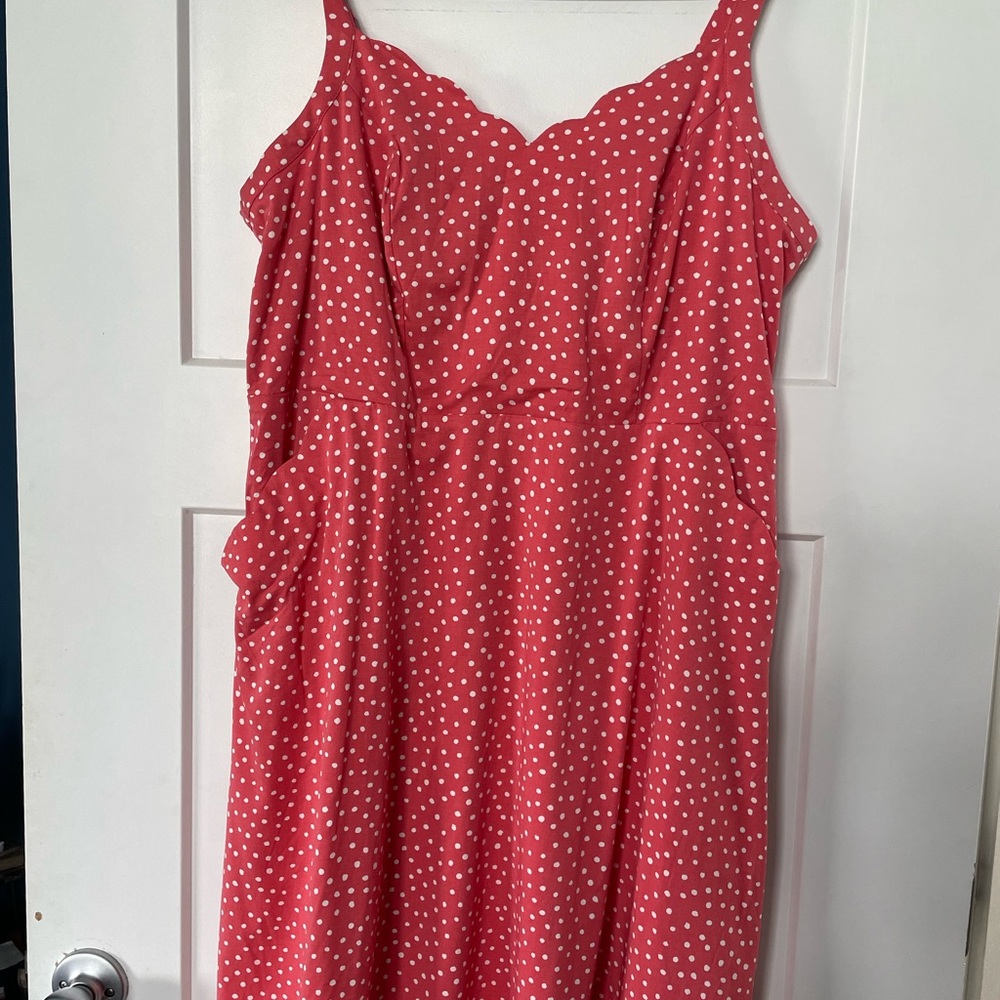 Polka Dot Pink Dress